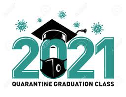 Providing a collection of graduation clipart, images, graduation pictures. Quarantine Graduation Class Of 2021 Concept For Flyers Greeting Royalty Free Cliparts Vectors And Stock Illustration Image 157272303