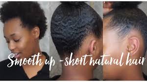 Updos for short hair are just as gorgeous as updos for long hair, no questions asked. How To Smooth Up Natural Short Hair Twa Youtube