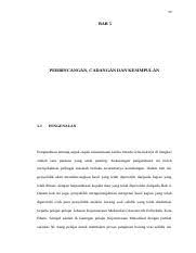 Setiap karya tulis ilmiah baik berupa artikel, makalah, proposal maupun laporan hasil penelitian tentu terdapat pendahuluan. Bab 5 59 Bab 5 Perbincangan Cadangan Dan Kesimpulan 5 1 Pengenalan Pengetahuan Tentang Aspek Aspek Keselamatan Ketika Berada Serta Bekerja Di Bengkel Course Hero