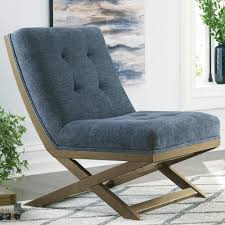 37b Sidewinder Accent Chair In Blue Nebraska Furniture Mart Accent Chairs Blue Accent Chairs Modern Furniture Decor