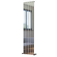 When choosing your brackets, you must ensure that they will be compatible with your current radiator. Ximax Oceanus Designer Radiator With Mirrored Panel 1800 X 445mm Silver 2102btu Designer Radiators Screwfix Com