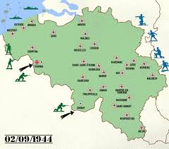 Carte géographique gratuite, carte géographique muette gratuite, carte vierge gratuite, fond de carte gratuit, formats graphiques courants : Carte Interactive Revivez La Progression Des Troupes Alliees Lors De La Liberation De La Belgique