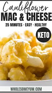 Low Carb Cauliflower Mac And Cheese Recipe With Keto Cheese Sauce This Healthy Low Carb Cauliflower M Keto Mac And Cheese Cauliflower Mac And Cheese Recipes