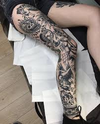 Gefallt 6 563 Mal 30 Kommentare Black Traditional Tattoos Blacktraditionals Auf Instagram Full Leg Tat Full Leg Tattoos Leg Tattoos Black Ink Tattoos