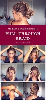 3 Super Easy Shoulder Length Hairstyles That Will Upgrade Yo Medium Length Hair Styles Braids For Medium Length Hair Hairstyles For Medium Length Hair Tutorial