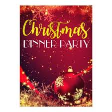 Sparkling Christmas Dinner Party Invite Zazzle Com Christmas Dinner Party Beautiful Christmas Greetings Christmas Cards