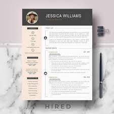 Modern resume templates to get hired faster 18 expert tested templates download as word or pdf over 10 million users. Professional Modern Resume Template Jessica On Behance
