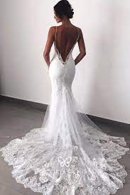 Victoria's queen has a gorgeous selection of backless wedding dresses and open back bridal gowns in a variety of chic, elegant silhouettes. Mermaid Wedding Dress With Train Cheap Online