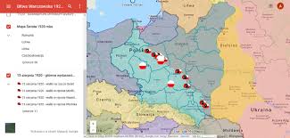 Polská republika patří k zemím kulturně nejbližším česku. Geoforum Kalendarium Wojny Polsko Bolszewickiej Na Interaktywnej Mapie
