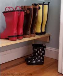 I placed cowboy boots on it and put the rack in a winter storage closet. Boot Storage 11 Ways To Organize Winter Footwear Bob Vila