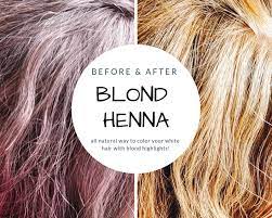 This means that the color you get will be close to the original henna color, and not a mixture of your natural color and henna. Blonde Henna Hair Recipe To Cover Grays Organic Beauty Recipes Recipe Blonde Henna Henna Hair Organic Beauty Recipes