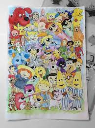 Yup I M A 90s Kid Childhood 90stvshow Drawing Cartoon Cartoon Tattoos Cartoon Character Tattoos 90s Kids Cartoons