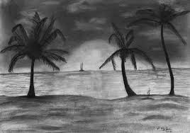 Affordable and search from millions of royalty free images photos and vectors. Beach Sunset Drawings In Pencil Novocom Top