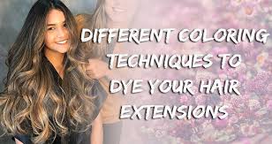 Roll the aluminum foil up and fold all edges, to make a seal. Different Coloring Techniques To Dye Your Hair Extensions