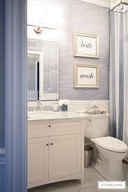 Glazed brick arabesque pattern persian blue bathroom kids ceramics pure products laundry room tile studio. Kids Bathroom Reveal With A Classic White Vanity