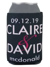 Twc 5095 Full Color Collapsible Wedding Can Coolers Wedding With Images Wedding Koozies Wedding Color
