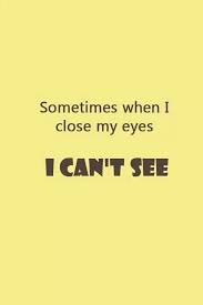 Sometimes When I Close My Eyes I Can T See Hahahahahaha Djw Jokes Quotes Funny P Sarcastic Quotes