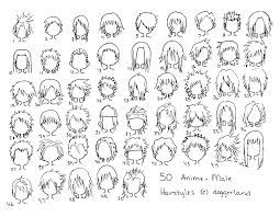 It's a whole look of the character. 50 Anime Male Hairstyles Ii By Orangenuke On Deviantart Anime Boy Hair Manga Hair Anime Hairstyles Male