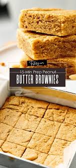 15-Min Prep Peanut Butter Brownies