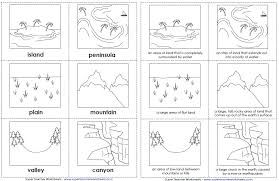 Color dozens of pictures online, including all kids favorite cartoon stars, animals, flowers, and more. Landform Cards