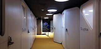 Here's a photo from a london company that has purchased three of them. How A D C S Sleepbox Compares To Japan S Famous Sleeping Pods