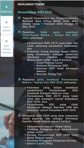 Kemaskini bantuan sara hidup rakyat 2021. Bsh 2020 Bagi Permohonan Baru Dan Bintulu News Page Facebook