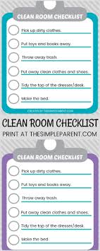 First, decide on a plan. Printable Room Cleaning Checklist For Kids Easy Ways To Disinfect For Moms The Simple Parent