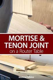 How To Make A Mortise Tenon Joint On A Router Table Router Table Mortise And Tenon Router Woodworking