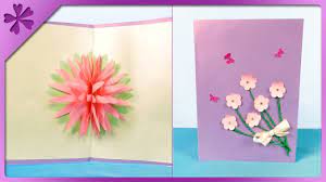 Sweet granddaughter princess valentine or birthday holiday card. Diy How To Make 3d Flower Greeting Card For Grandparents Day Eng Subtitles Speed Up 443 Youtube