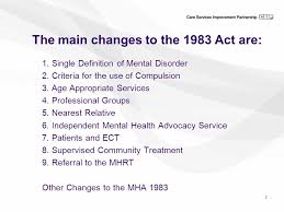 A healthy person can keep earning money so always put your health ahead of your financial needs. 1 Mental Heath Act 1983 As Amended By The Mental Health Act 2007 Nine Key Changes Explained Ppt Download