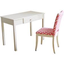 Kids desk in a white finish. Desk And Upholstered Chair Set White And Pink Desk And Chair Set Upholstered Chairs Kids Desk Chair