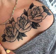 Amazing Tattoo On Twitter Rose Tattoos For Women Chest Tattoos For Women Collar Bone Tattoo