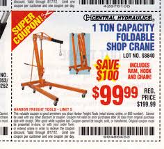 Related:1 ton engine hoist 2 ton cherry picker 3 ton engine hoist. Harbor Freight Tools Thread And Yes We Heard About The Jack Stand Recall Page 18 Tacoma World