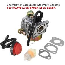 Snowblower Carburetor With Gasket Primer Bulb For Huayi 170s 170sa 165s 165sa Buy At A Low Prices On Joom E Commerce Platform