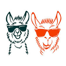 Download Birthday Llama Cuttable Design