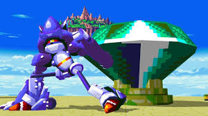 Maya Animation Mecha Sonic Powers Up Sonic Pacman Ghost Animation