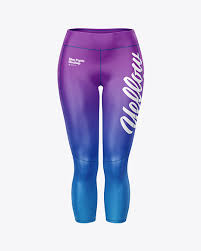 Download Women S Capri Leggings Mockup In Apparel Mockups On Yellow Images Object Mockups