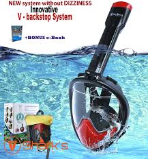 Free E Book As A Gift When Buying A Full Face Snorkel Mask Shark S Tooth On Amazon Com Snorkeling Snorkel Mask Action Camera Mount
