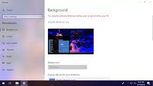 It prevents you from changing the desktop wallpaper. How To Change The Wallpaper And Other Personalization Settings On Windows 10 Non Activated Techspot