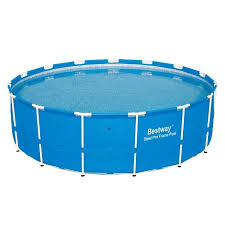 Bestway Steel Pro 15 Foot X 48 Round Frame Above Ground Swimming Pool No Pump Best Above Ground Pool Portable Swimming Pools Above Ground Swimming Pools