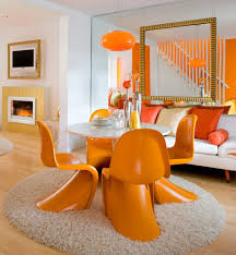 Google Image Result For Https Miro Medium Com Max 1848 1 Irheanrivv4oaebclxesag Jpeg Modern Interior Design Orange Dining Room Luxury Dining Room