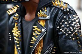 Fashion Fashion Models Studded Jacket
