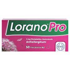 Lorano®pro 5 mg filmtabletten für erwachsene und jugendliche ab 12 jahren desloratadin. Erfahrungen Zu Loranopro 5mg 50 Stuck N2 Medpex Versandapotheke