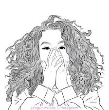 Drawing for girls with colour. New Drawing Girl Tumblr Color 38 Ideas