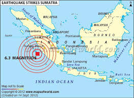 Map Showing The Epicenter Of 6 3 Mw Magnitude Earthquake