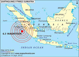 map showing the epicenter of 6 3 mw magnitude earthquake