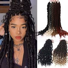 With years of experience and professional training, you can expect stunning results. 20 Curly Wavy African Braiding Faux Locs Crochet Braid As Human Hair Extension Ebay