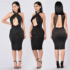 Fashion Nova Dresses Black Party Club Dress Bodycon Poshmark