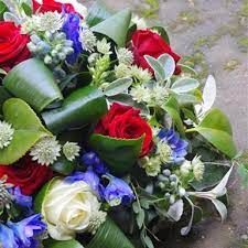 Check spelling or type a new query. Red White And Blue Posy Funeral Flowers Forfar