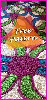 Patchwork Quilt Crochet Free Pattern Wedding Ring Quilt Patchwork Quilt Crochet Pattern Patchwo Crochet Quilt Pattern Afghan Crochet Patterns Crochet Quilt